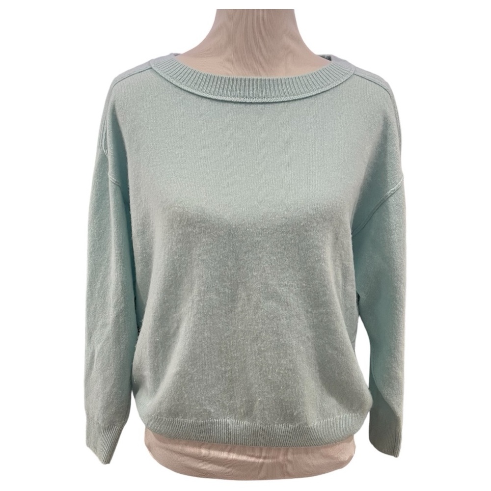 Anthropologie Pilcro Cashmere Blue Slouchy Sweater Size Small